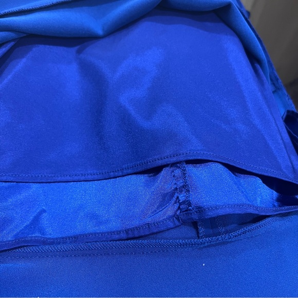 Laundry by Shelli Segal Sleeveless Midi Sheath Dress in Royal Blue, Cut Out, 10 - Picture 12 of 15